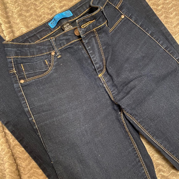 High waisted navy blue jeans - Picture 2 of 3